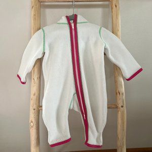 Hanna Andersson Fleece Full Zip Suit | 3-6 mo.
